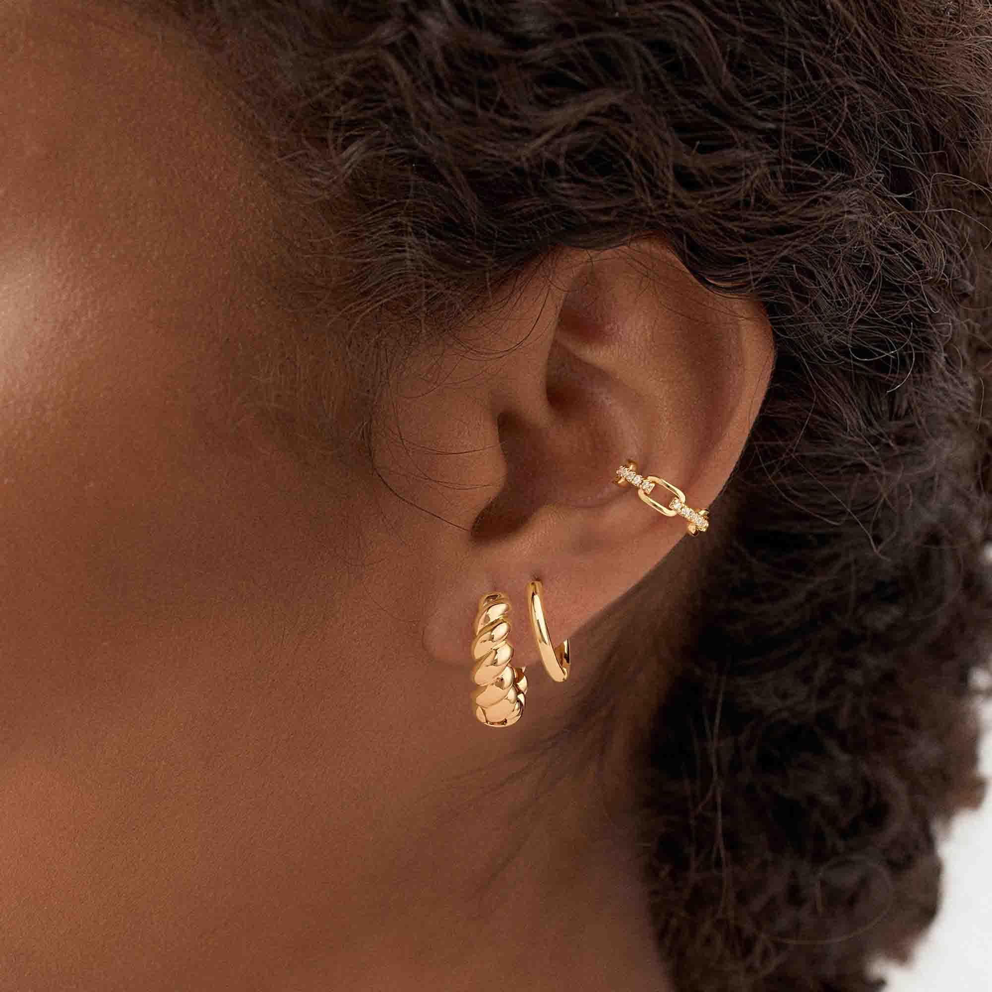 Basic Huggie Hoop Earrings