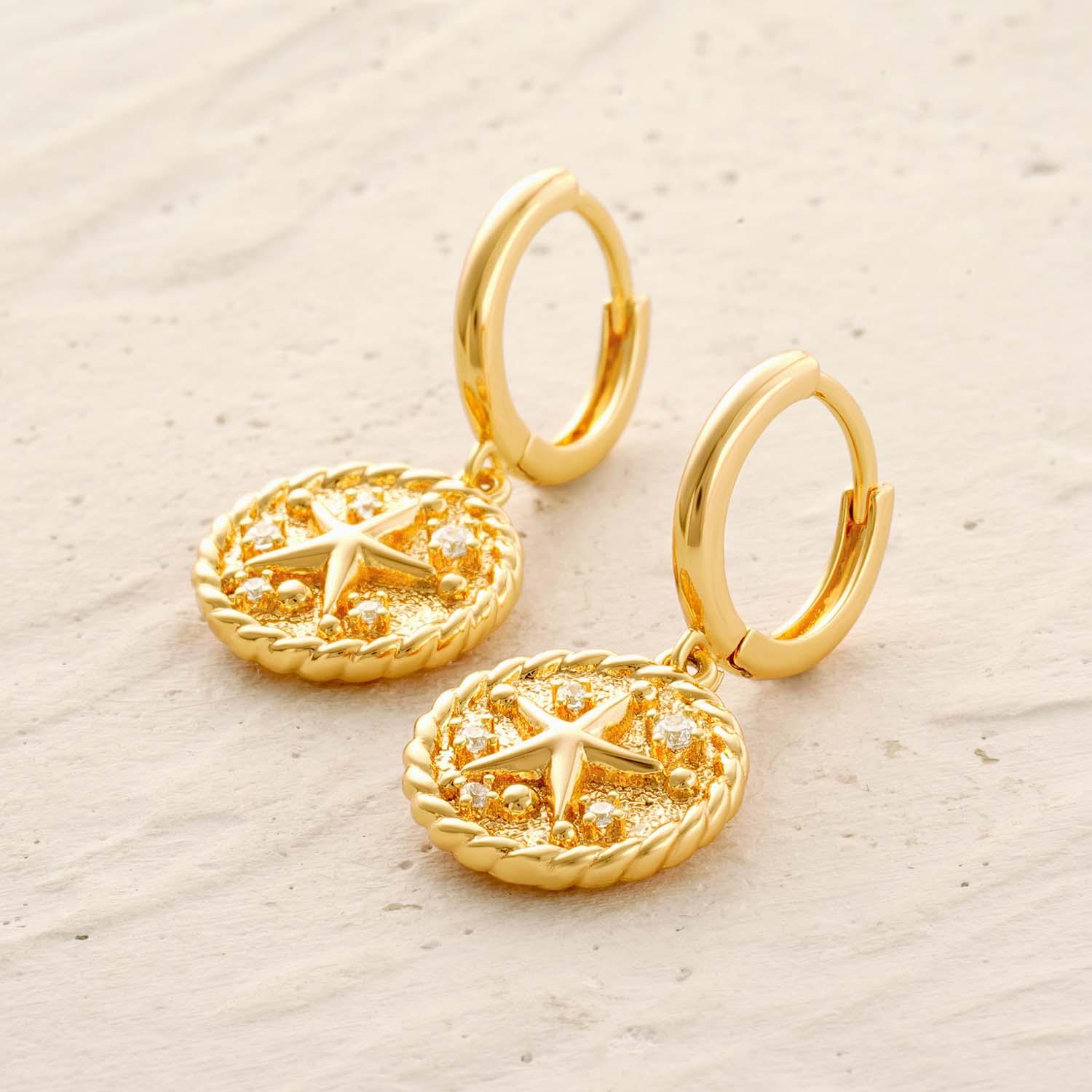 Starfish Dangle Earrings