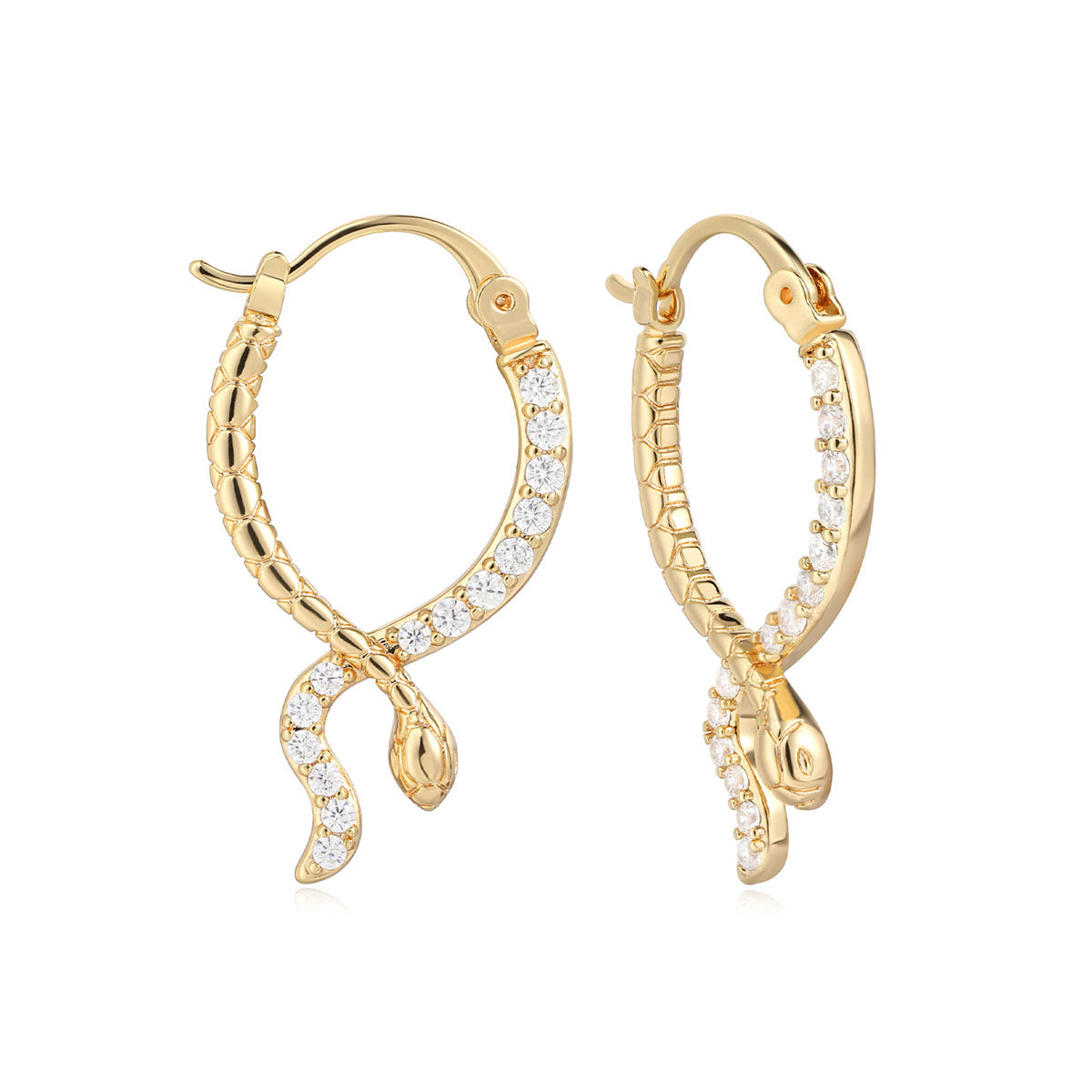 14K_Gold_Snake_Hoop_Earrings_with_Cubic_Zirconia