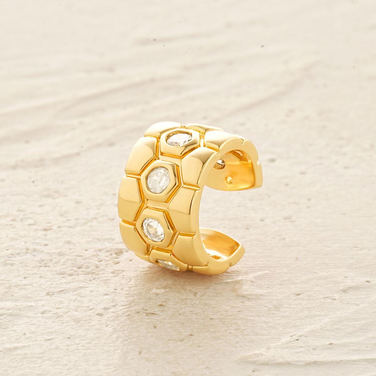 Cartilage Diamond Pave Ear Cuff