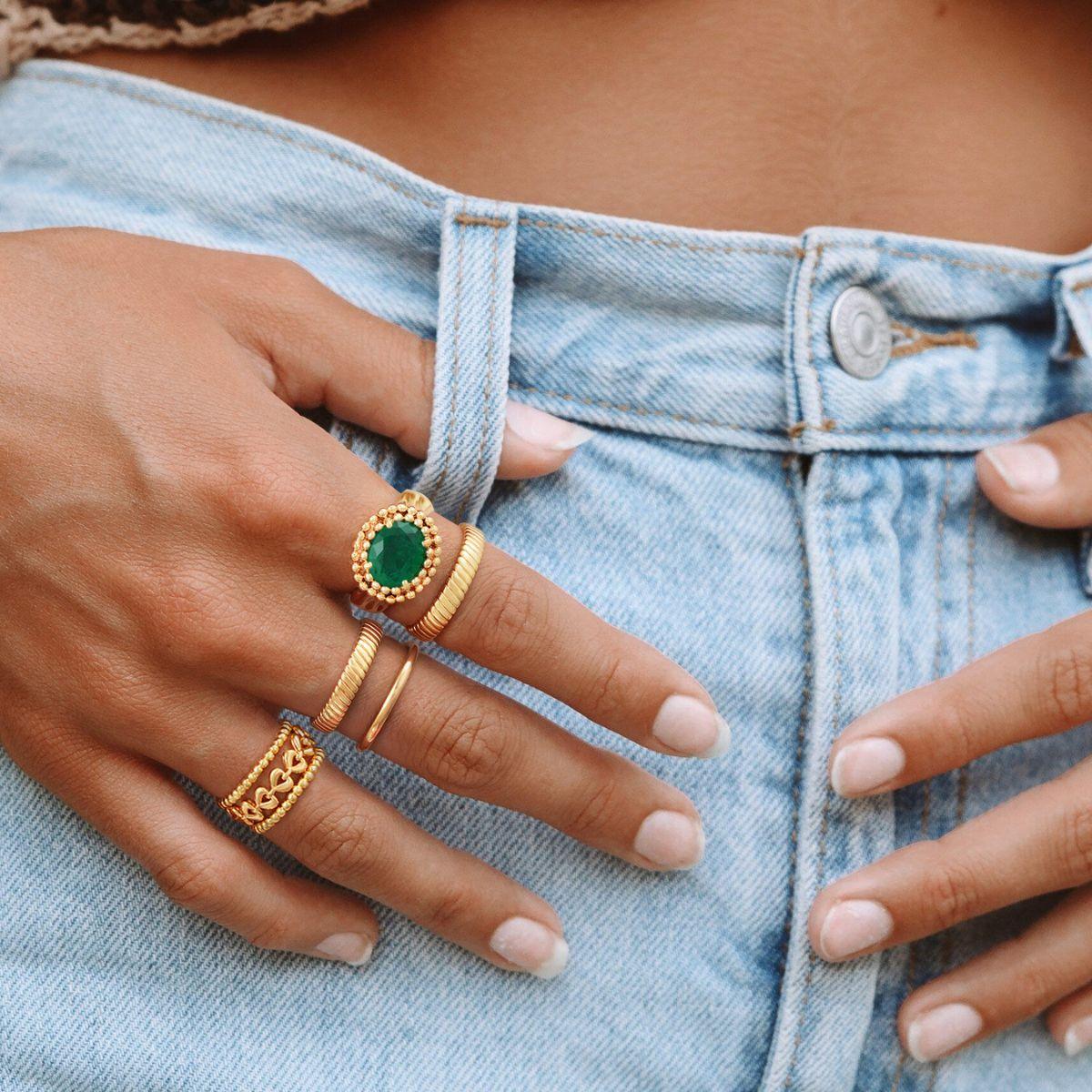 4MM Flat Ribbed Ring