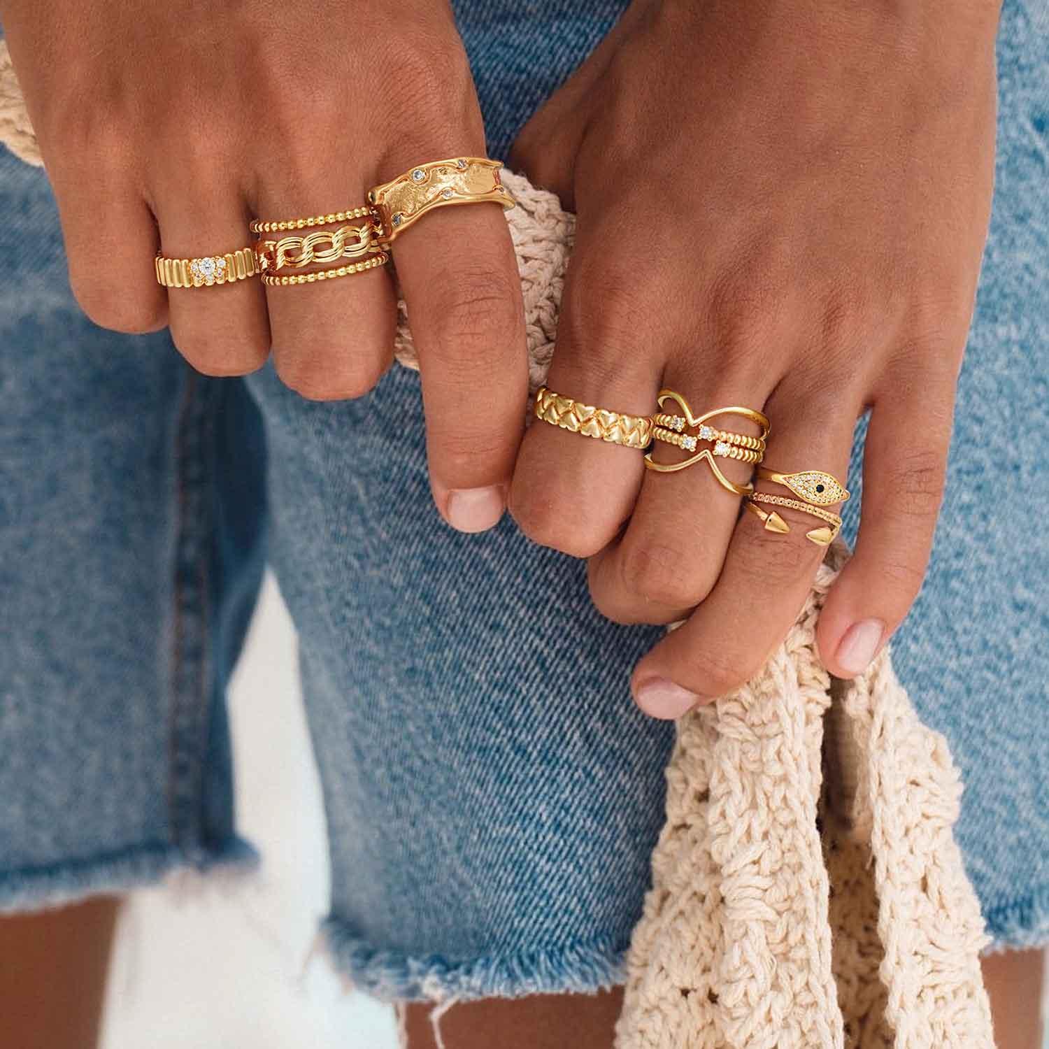 5MM Cuban Double Link Ring