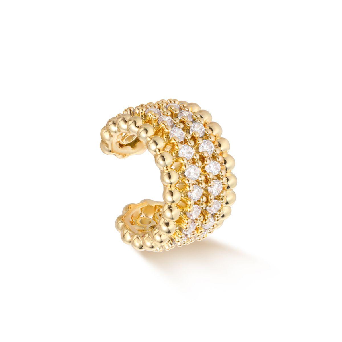 Beaded Pave Ear Cuff