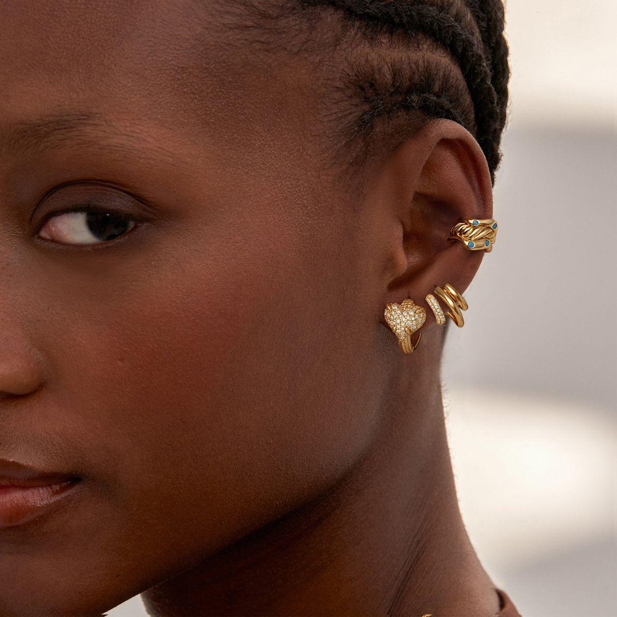 Dainty Turquoise Ear Cuff