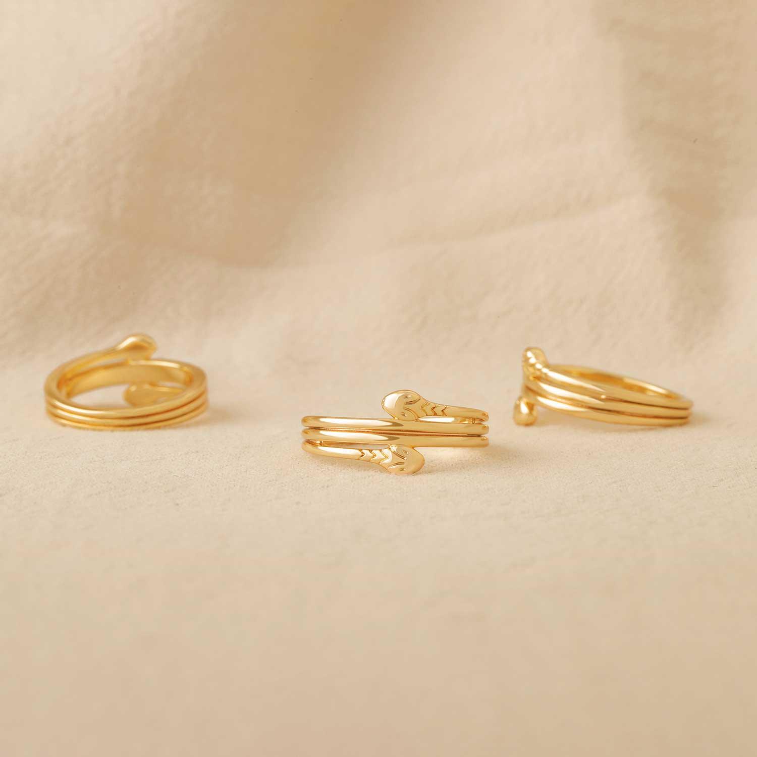 Snake Hoop Ring