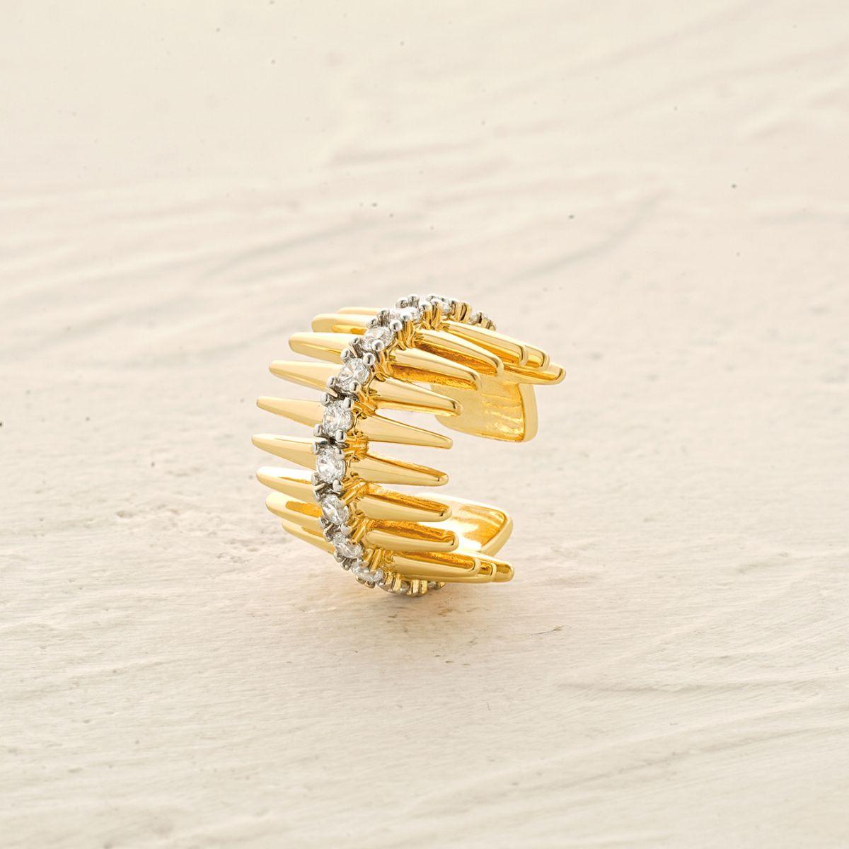Fishbone Band Ear Cuff