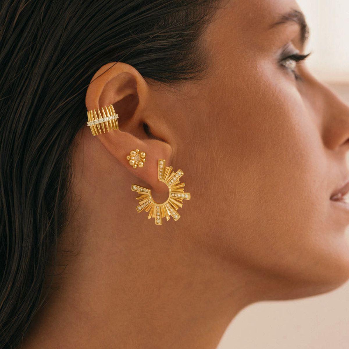 Fishbone Band Ear Cuff