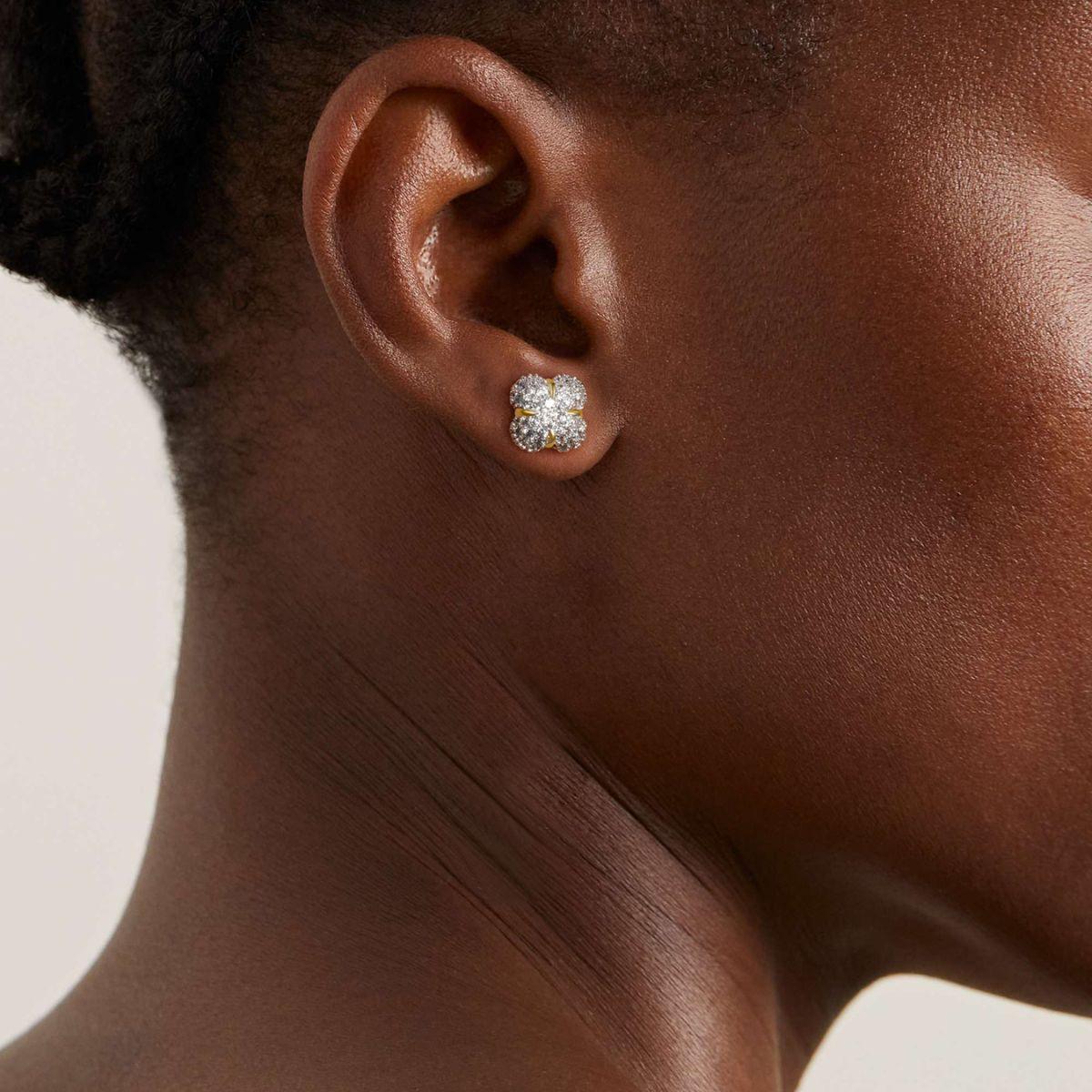Cluster Stud Earrings