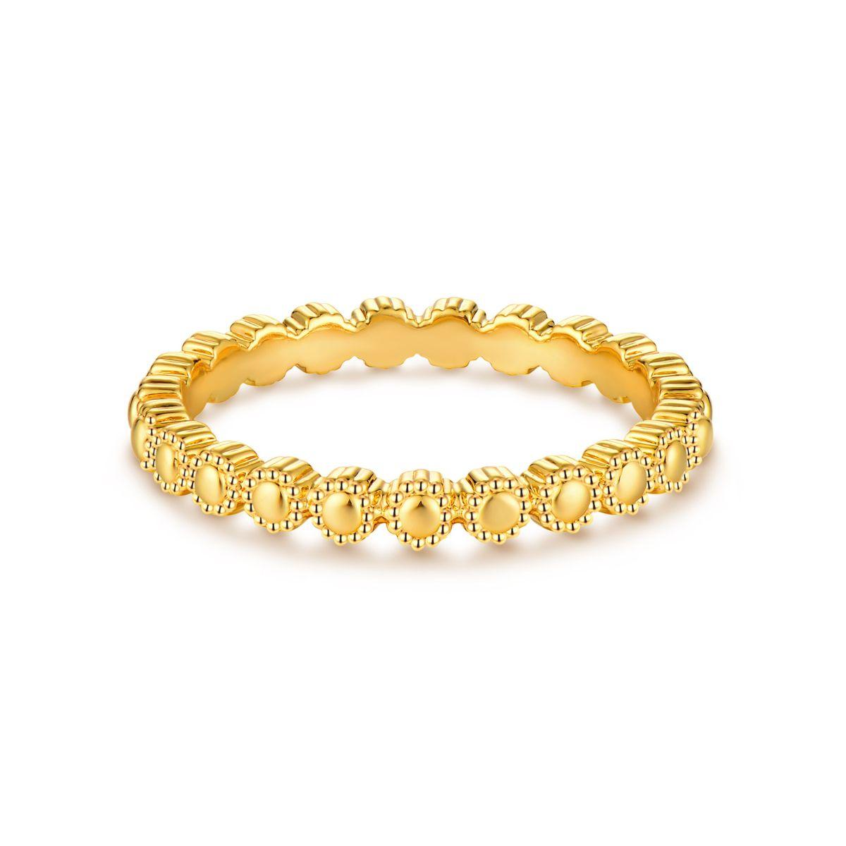 3MM Daisy Flower Ring