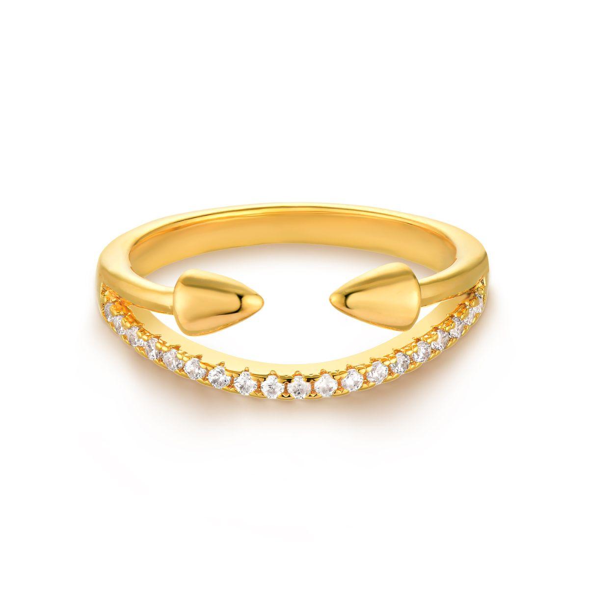 Beaded Arrow Personalized Ring