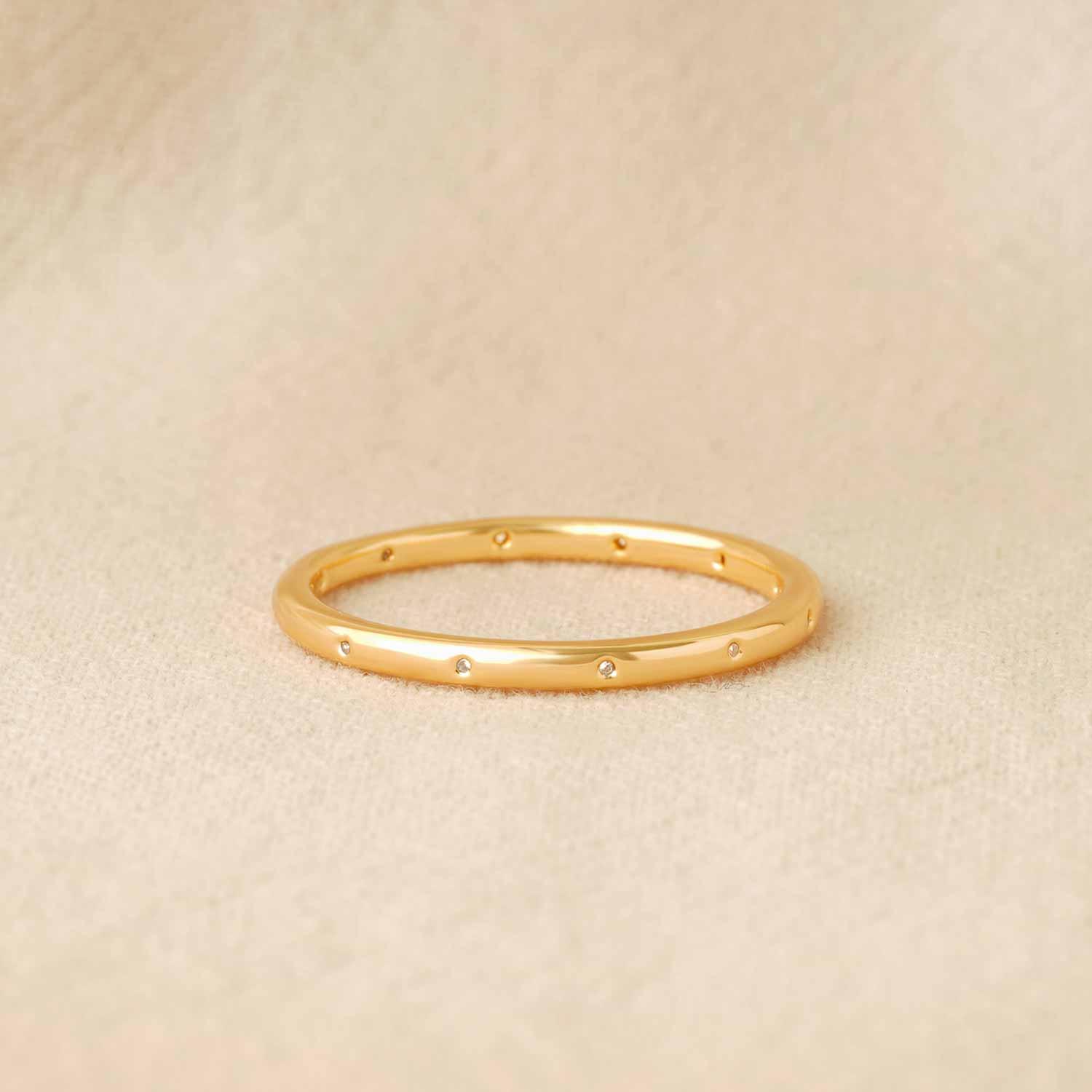 Thin Gold Stacking Ring