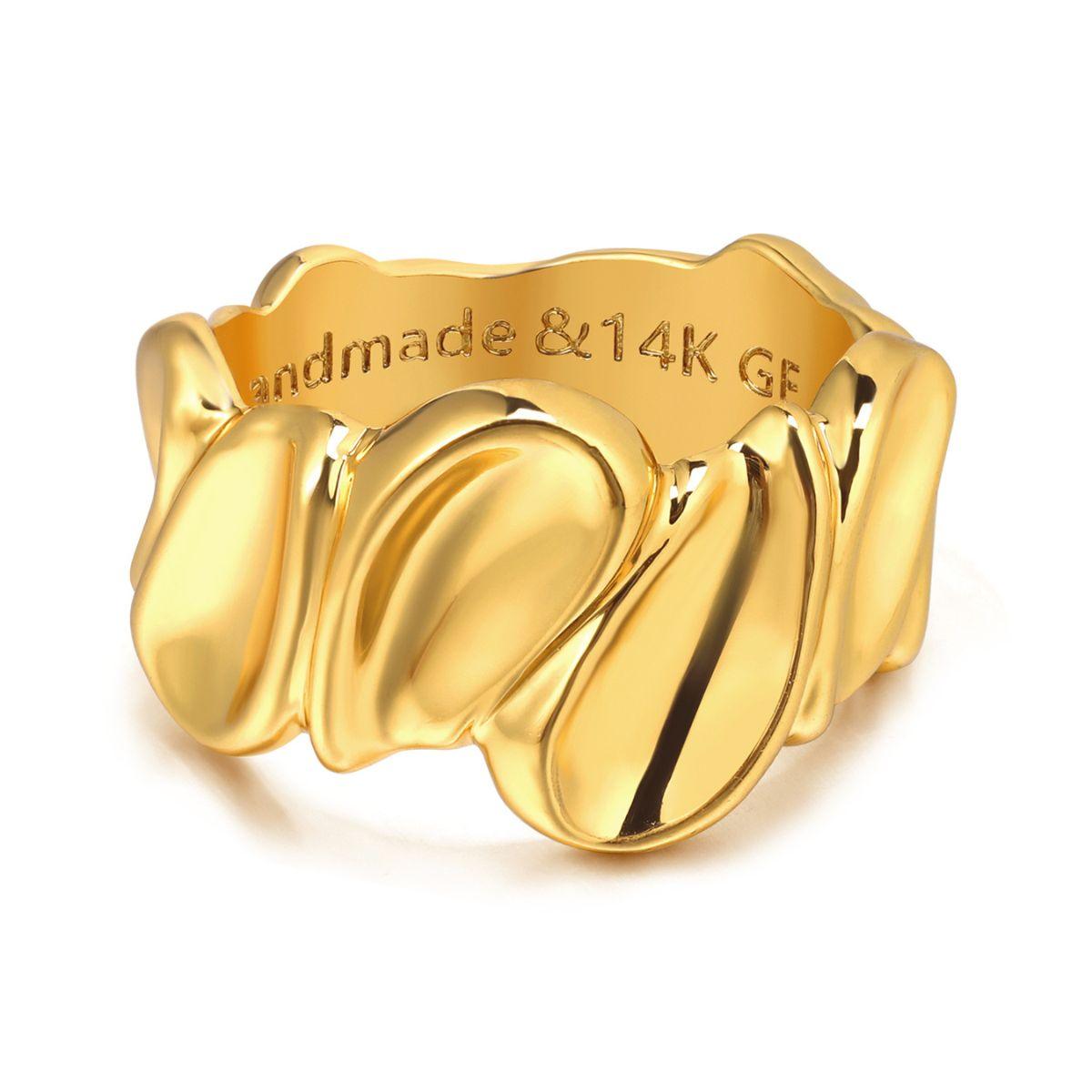 Twisted Concave Stacking Ring