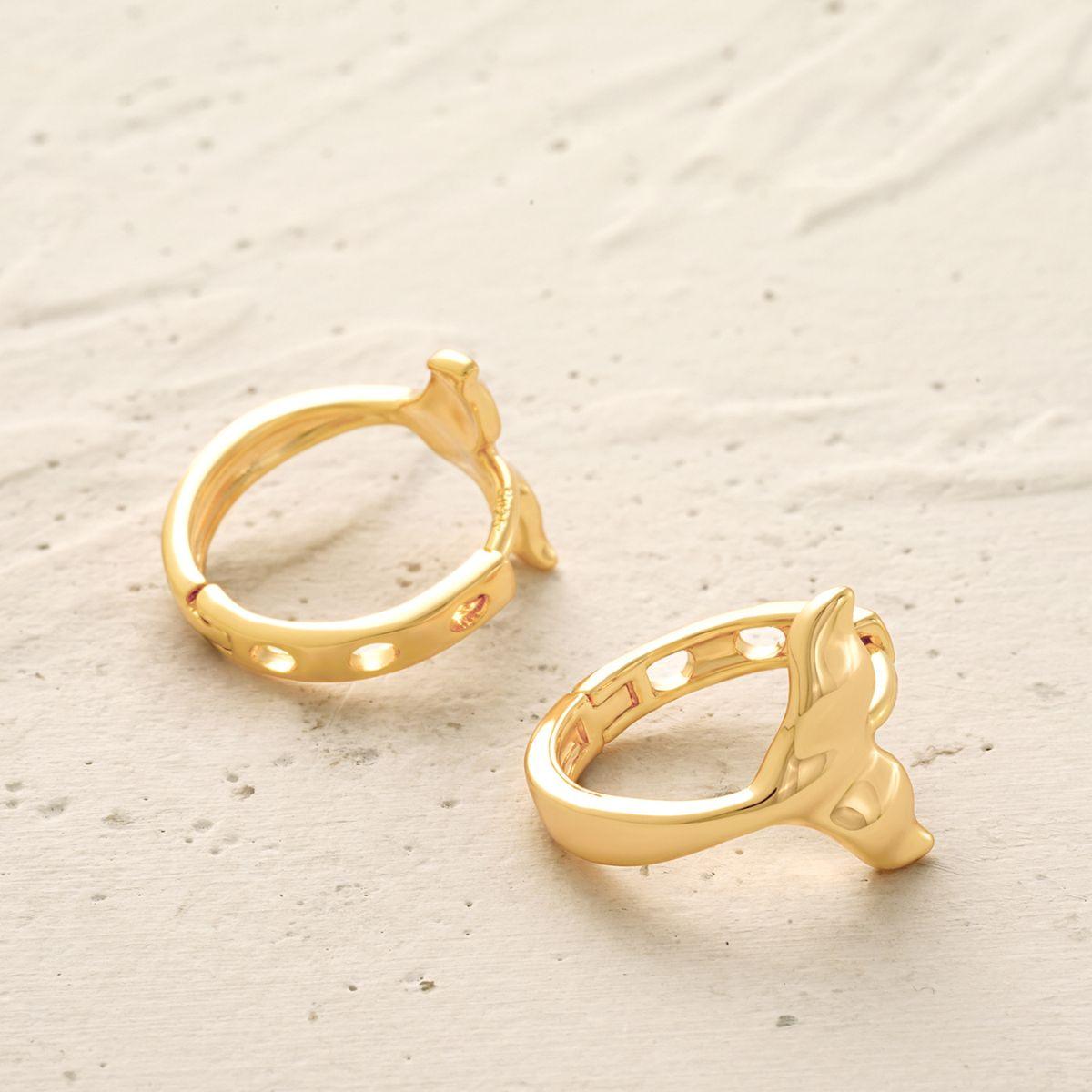 Mermaid Tail Hoop Earrings