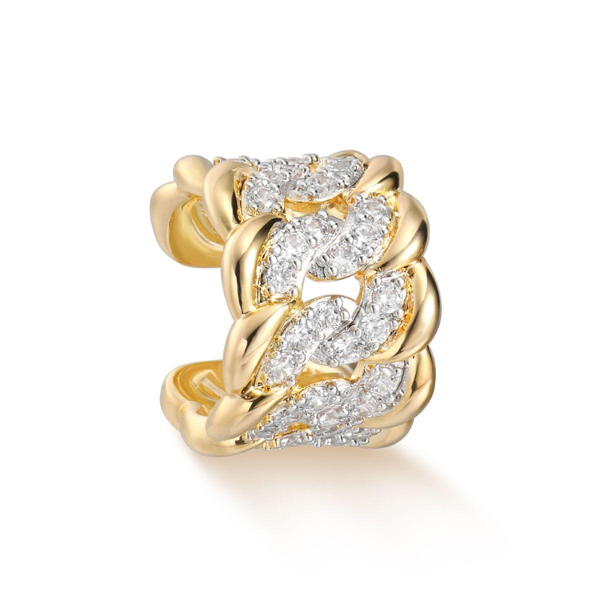 Chain Pave Ear Cuff