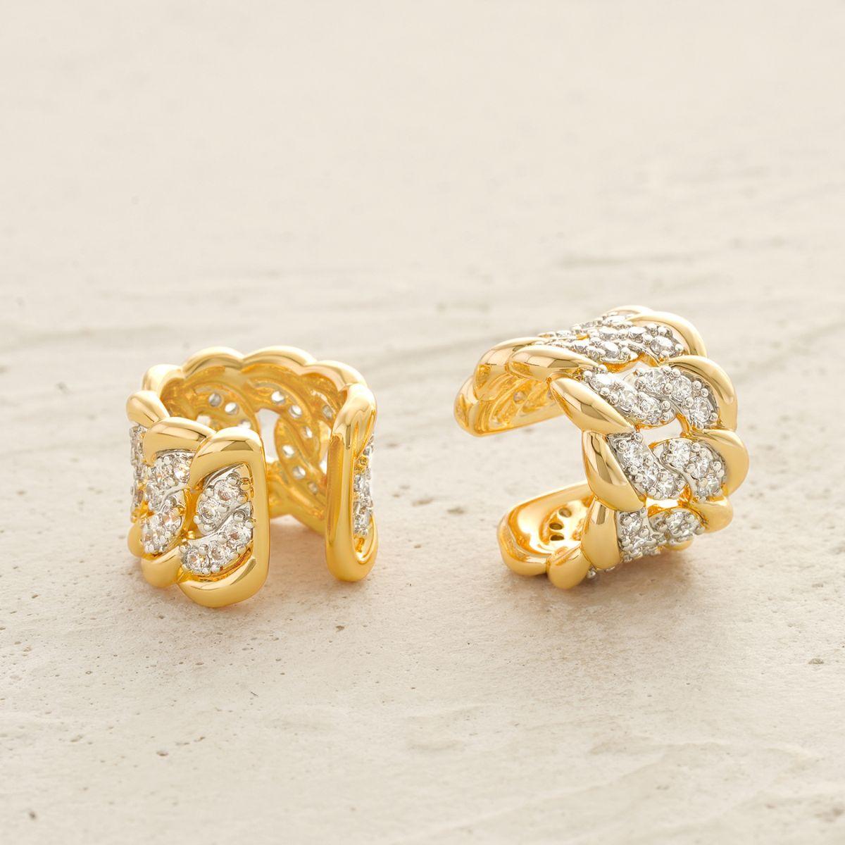 Chain Pave Ear Cuff