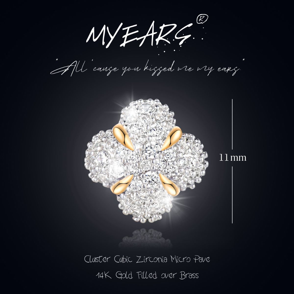 Cluster Stud Earrings