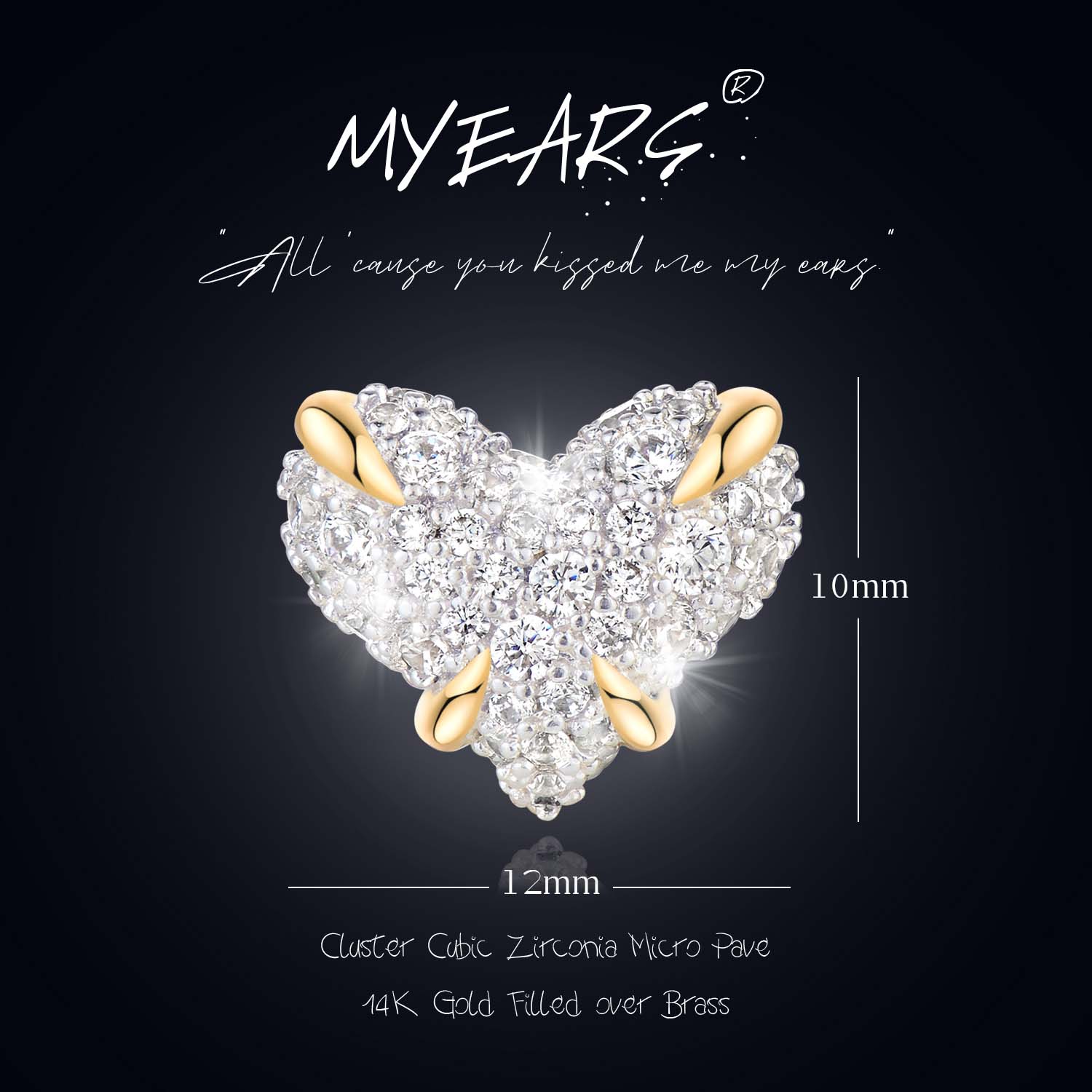 Cluster Stud Earrings