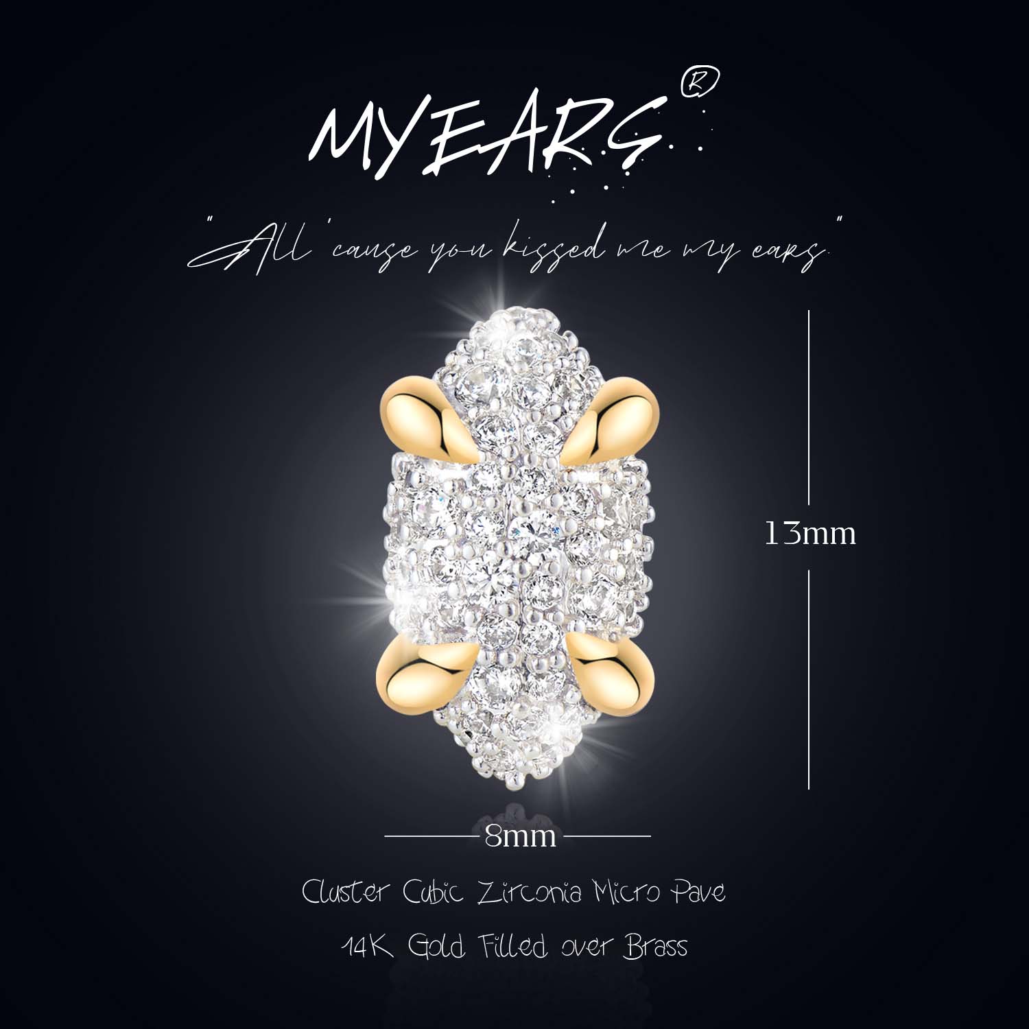 Cluster Stud Earrings