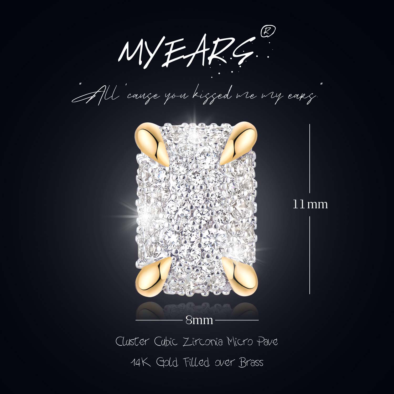 Cluster Stud Earrings