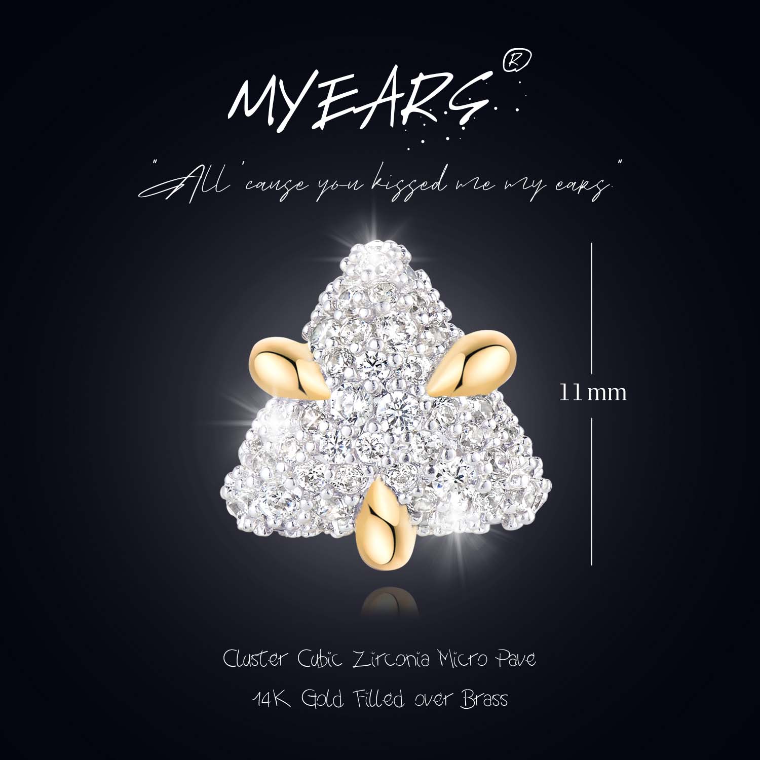 Cluster Stud Earrings