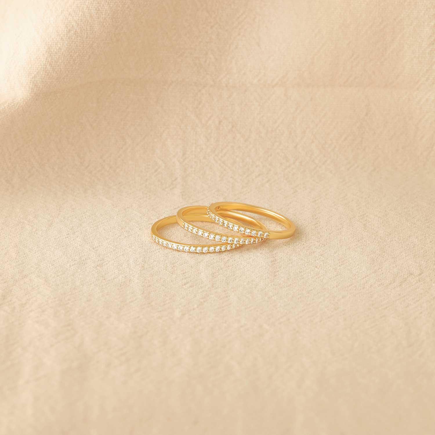 Thin Cubic Zirconia Band Ring