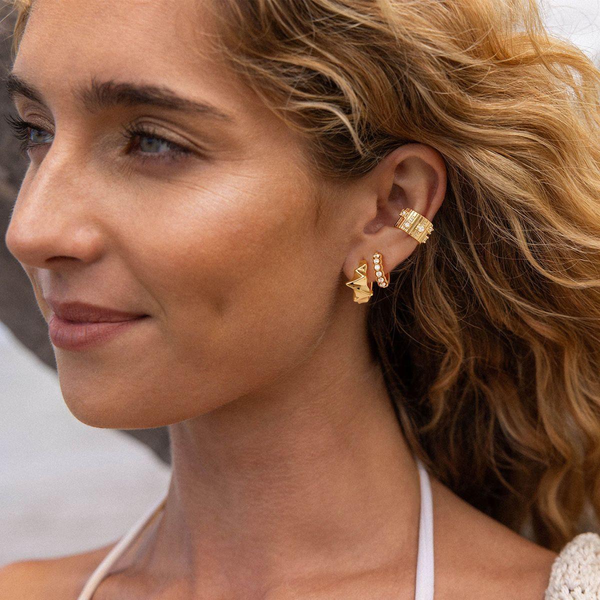 Piano Keys Band Ear Cuff