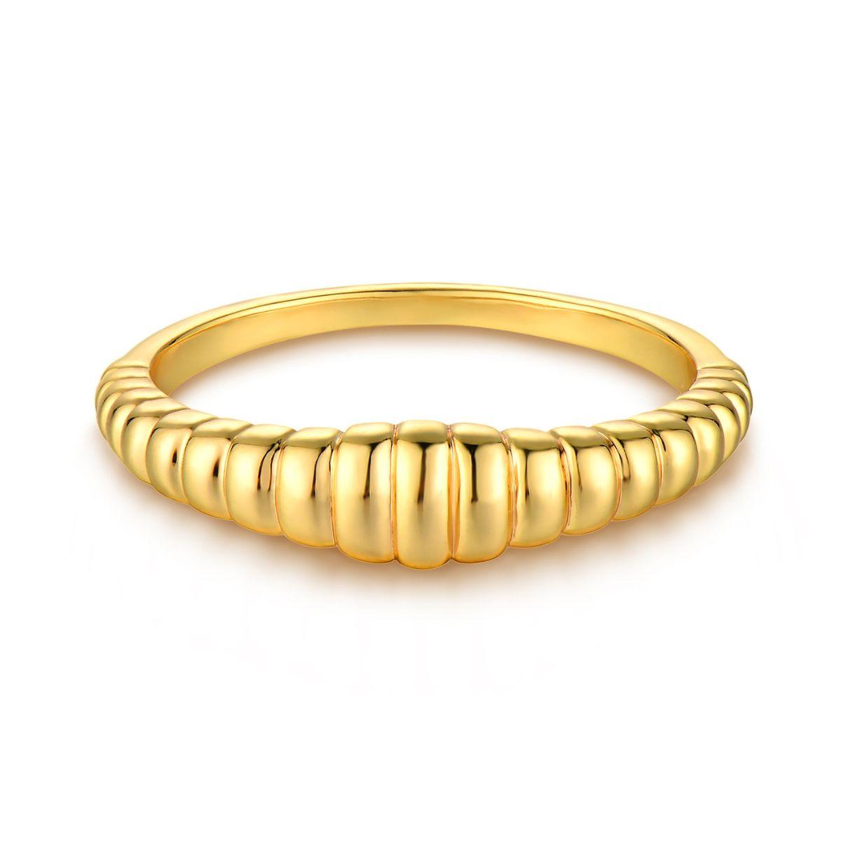Ribbed Stack Ring