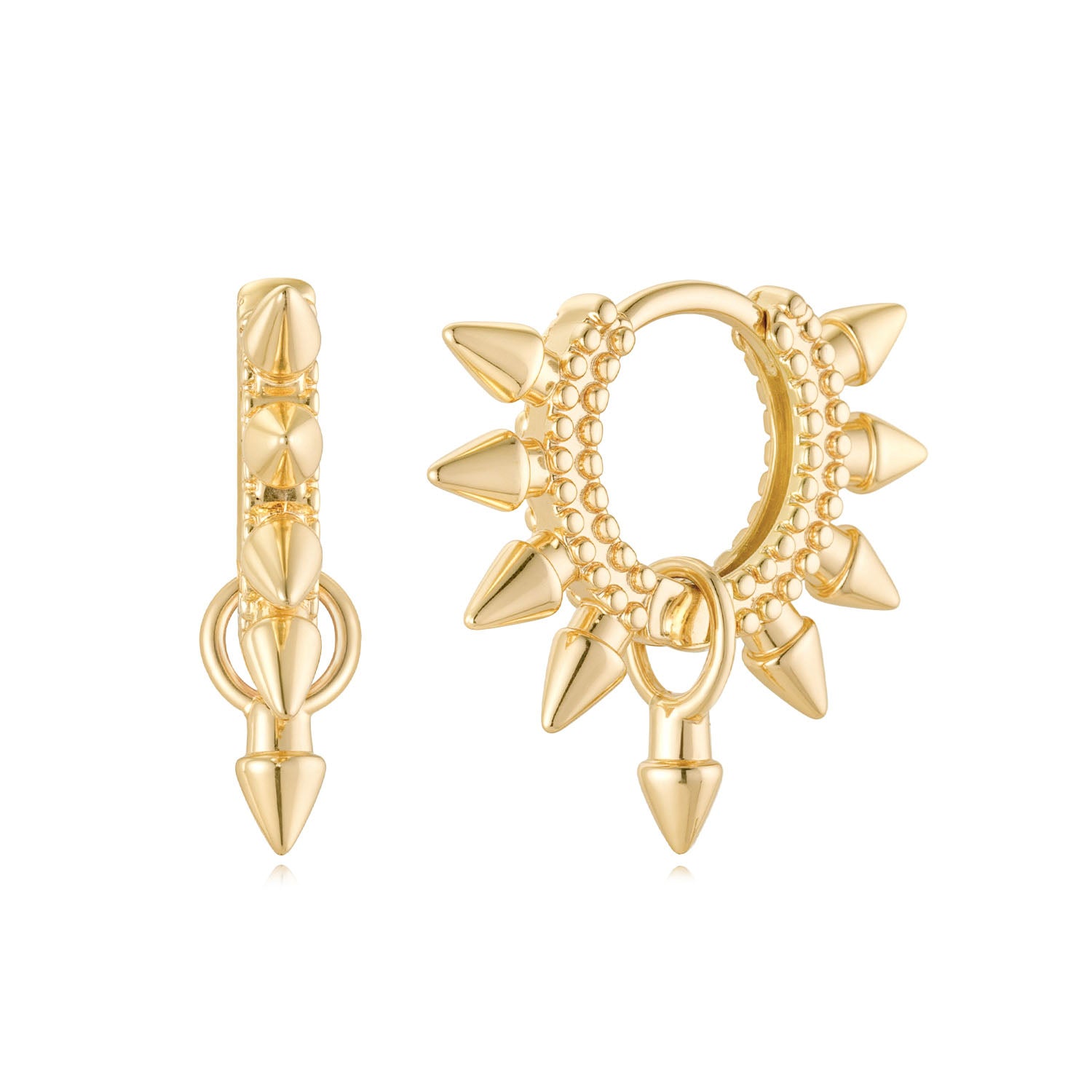 Spike Hoop Earrings
