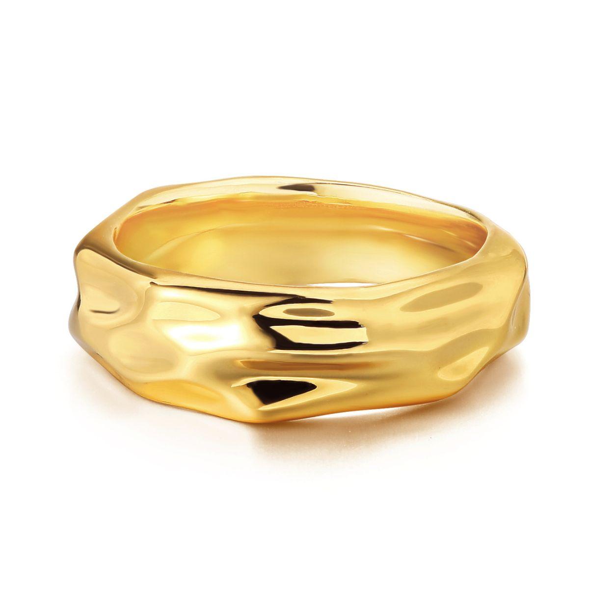 Stack Hammered Ring
