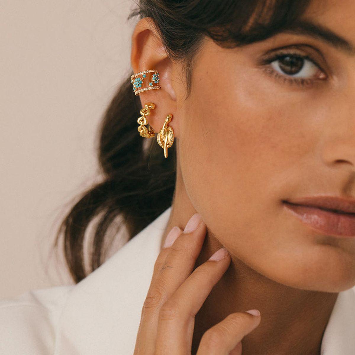 Turquoise Ear Cuffs