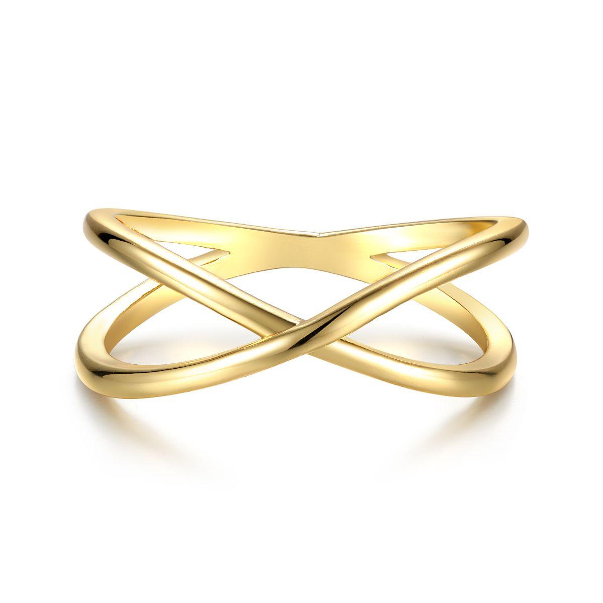 Cross Polished Ring