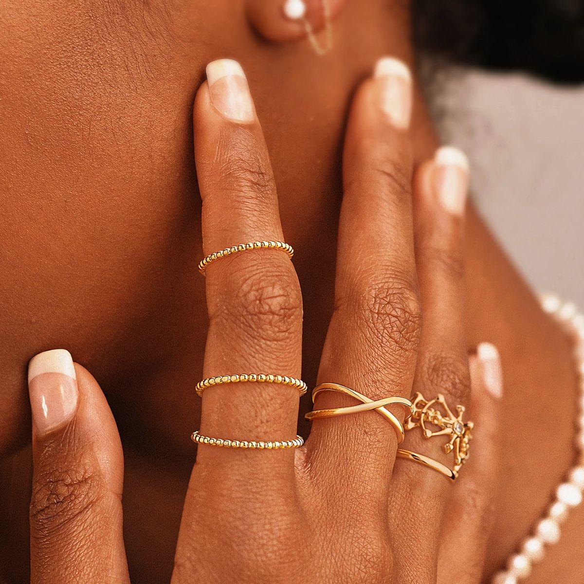 Cross Polished Ring
