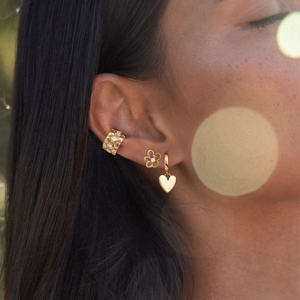 Cartilage Diamond Pave Ear Cuff