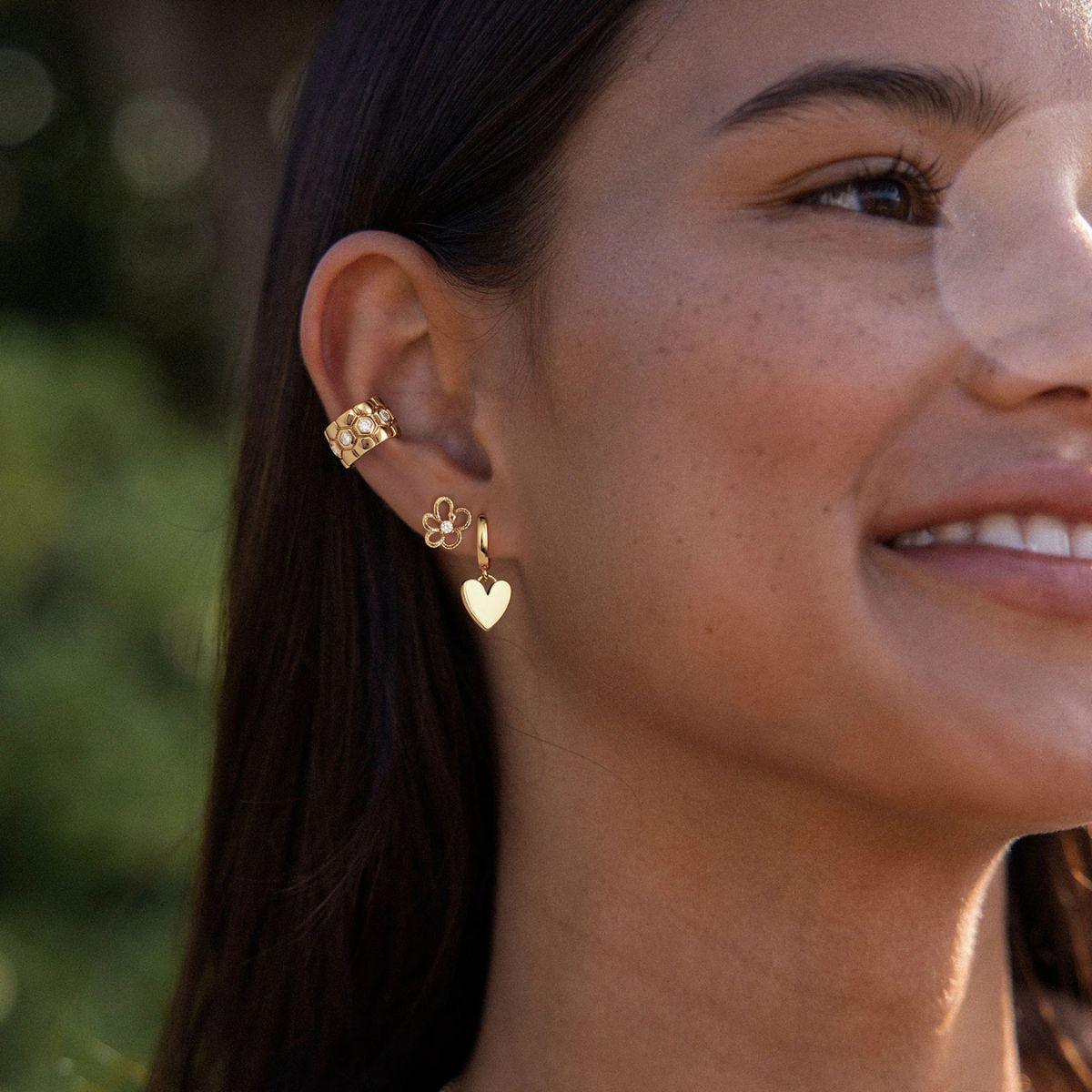 Cartilage Diamond Pave Ear Cuff