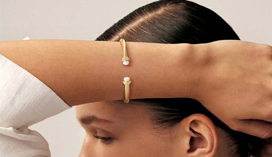 MYEARS® gold bangle and cuff bracelet collection for women, ideal for everyday wear and thoughtful gifting