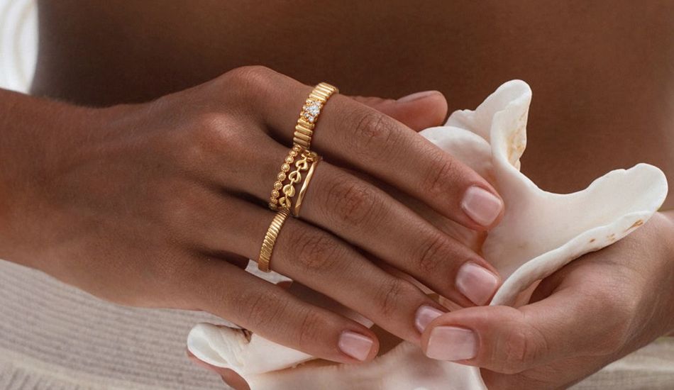 MYEARS® gold rings for women, elegant gold jewelry perfect for everyday wear or gifting