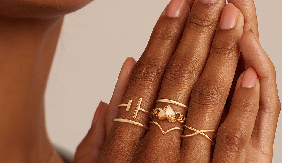 MYEARS® thin gold rings for women, perfect for everyday wear and thoughtful gifting
