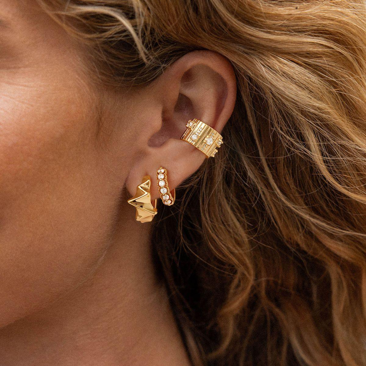 Piano Keys Band Ear Cuff