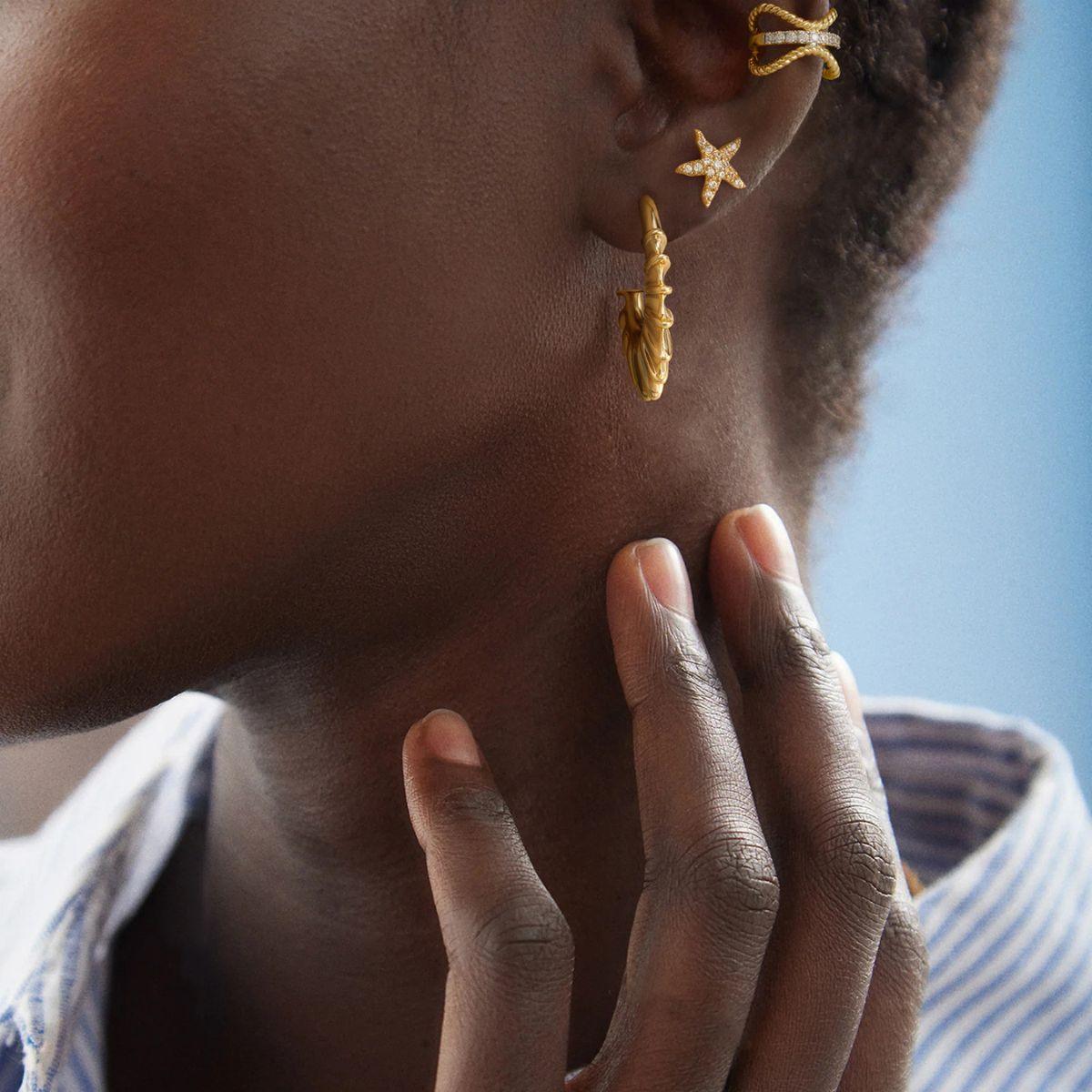 Cubic Zirconia Triple Split Ear Cuff