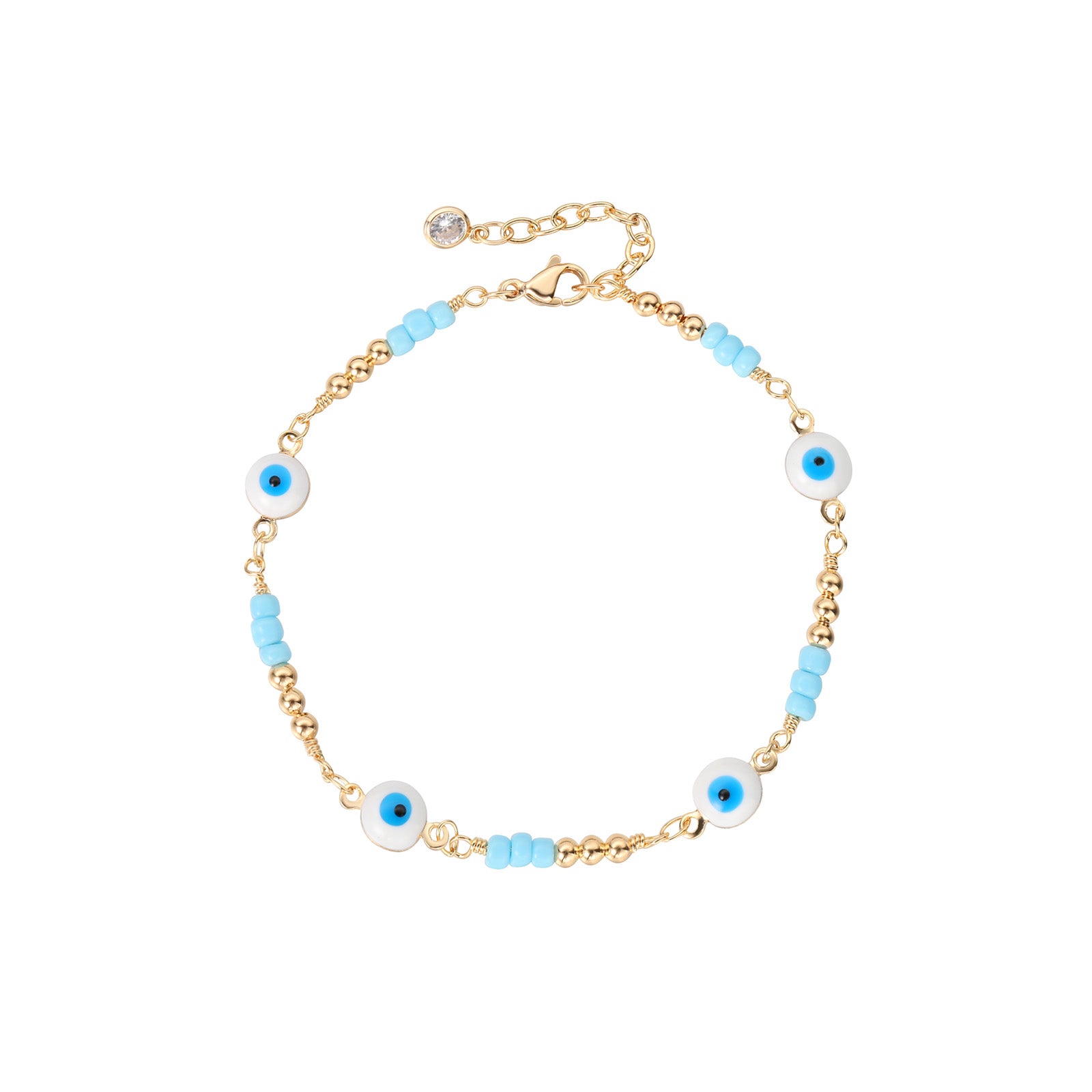Gold Evil Eye Bracelet