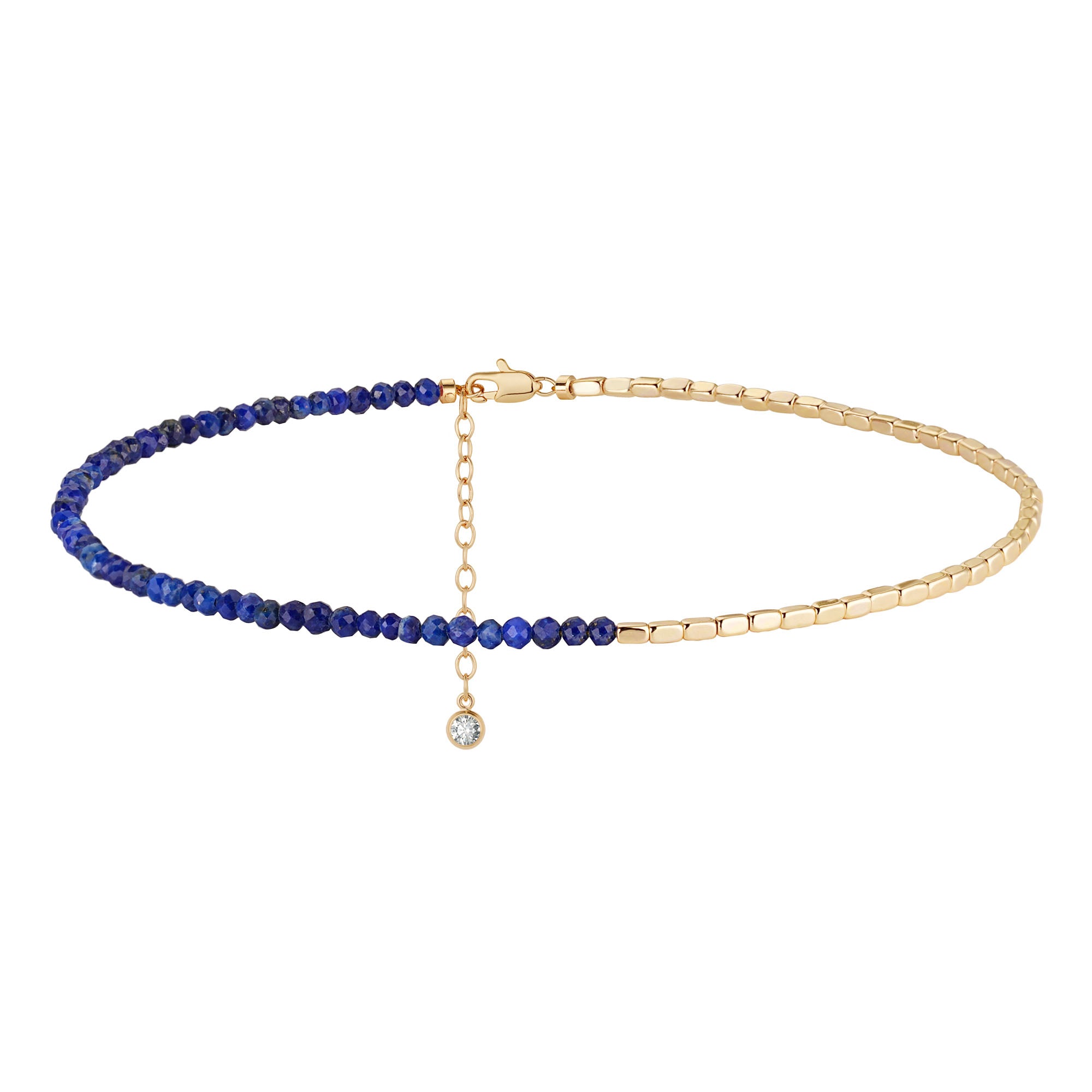 Handmade Gemstone Beaded Anklet