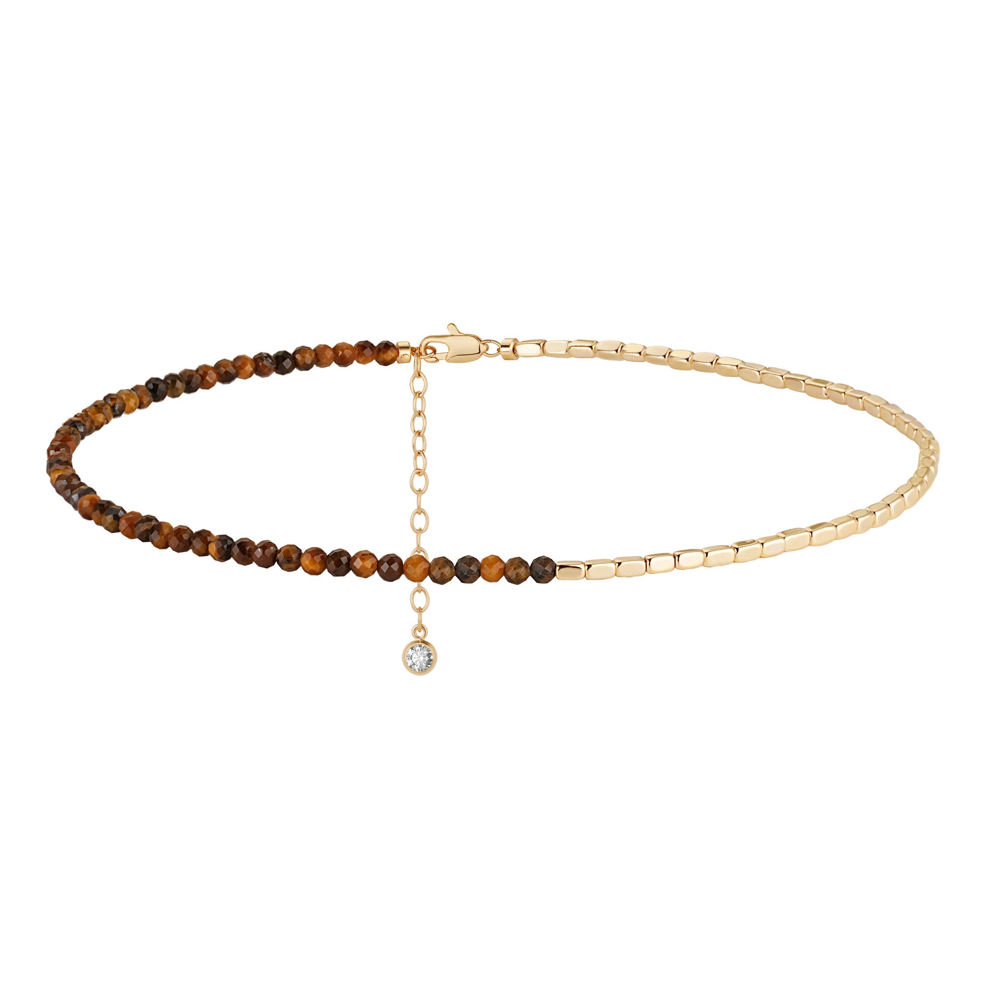 Handmade Gemstone Beaded Anklet