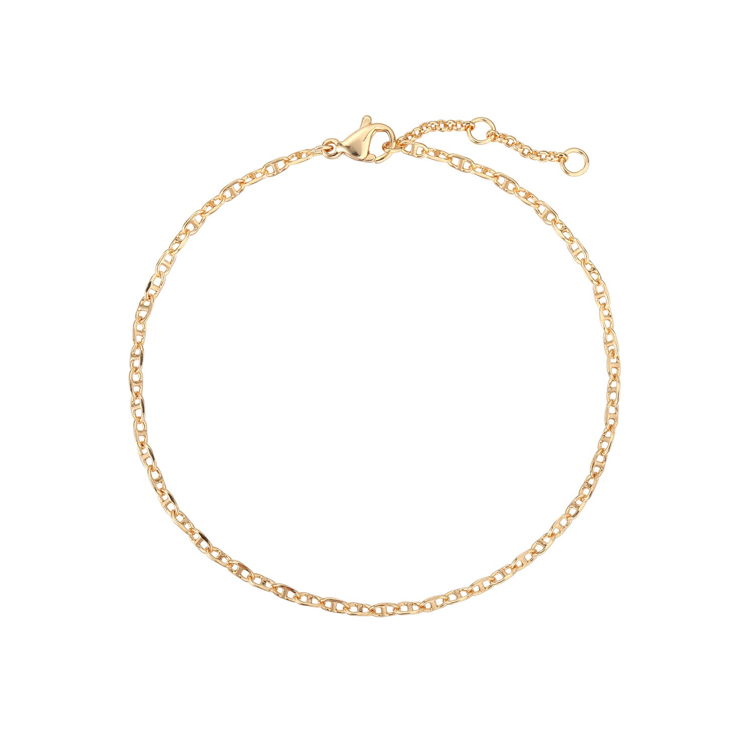 Gold Chain Link Bracelet