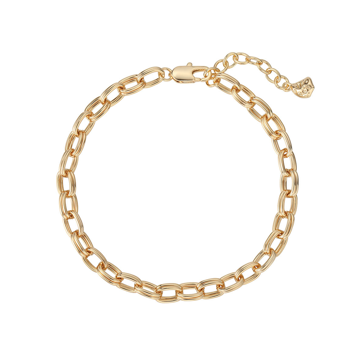 Gold Chain Link Bracelet