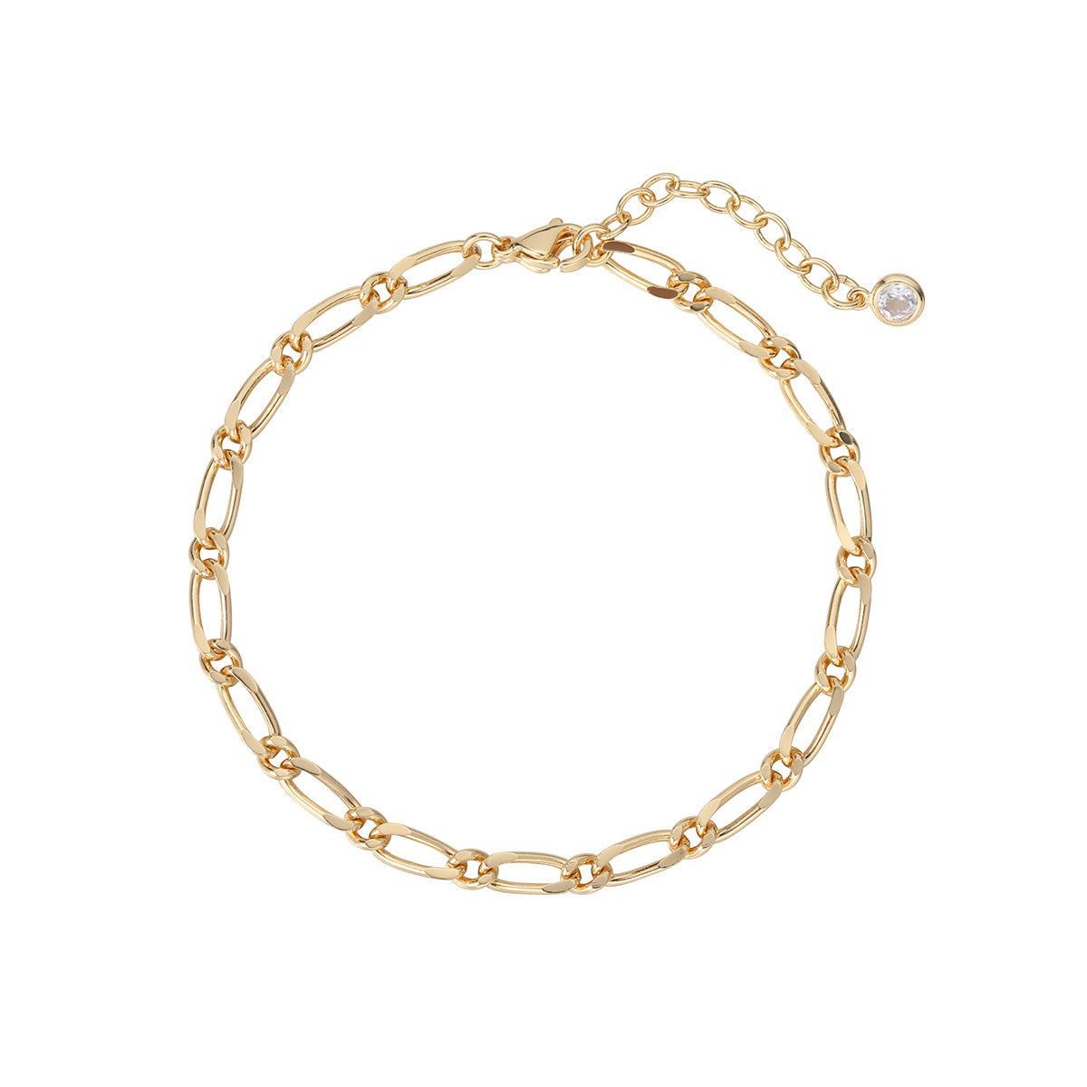 Gold Chain Link Bracelet