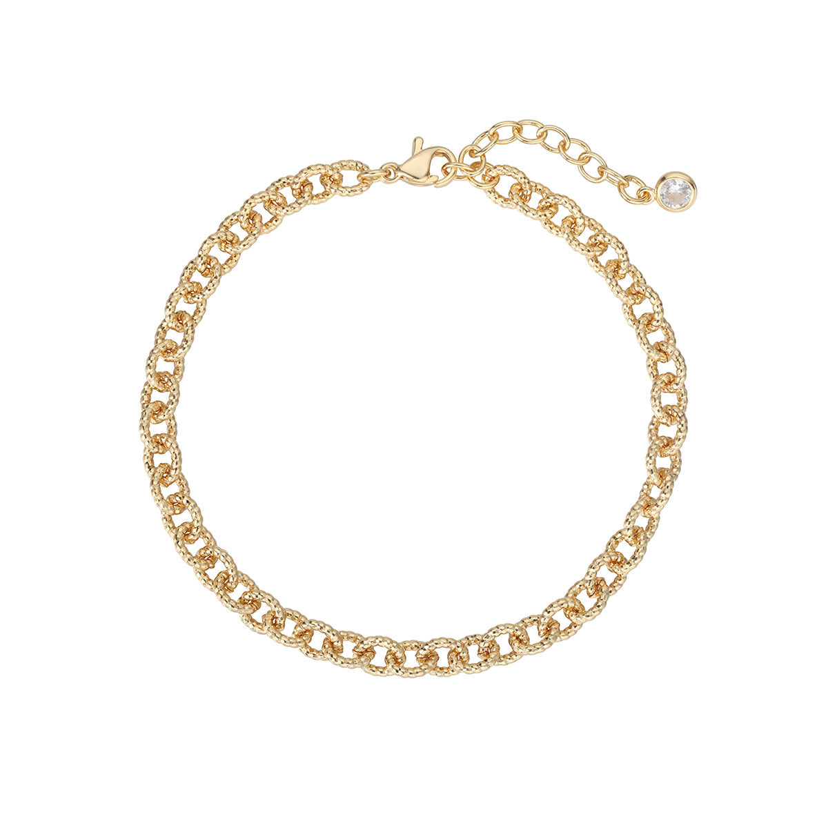Gold Chain Link Bracelet