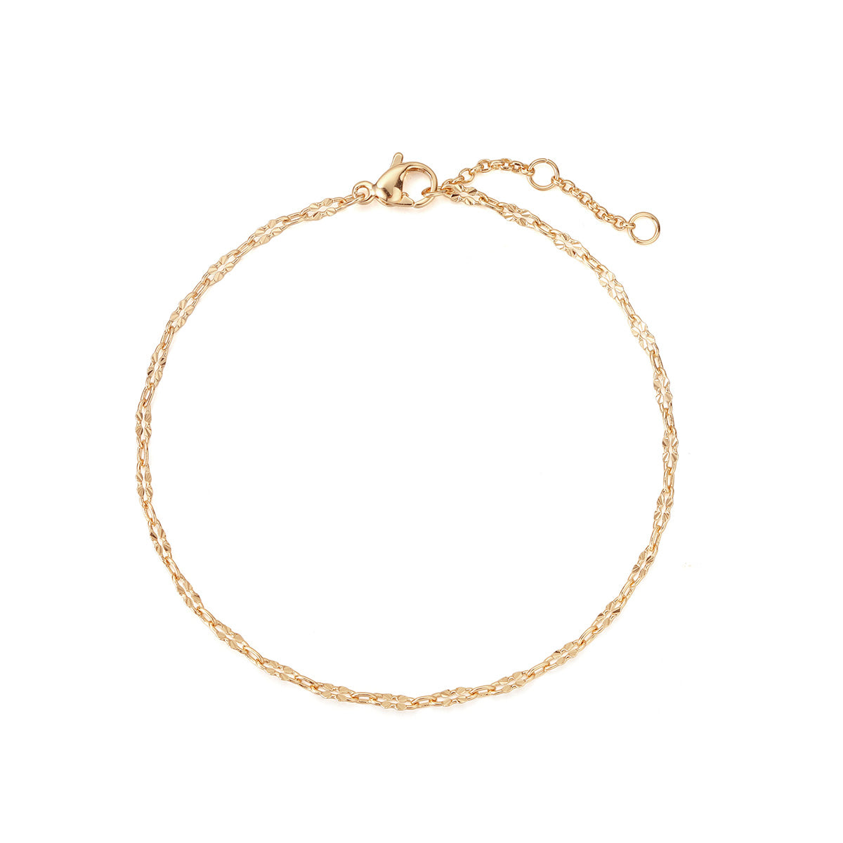Gold Chain Link Bracelet