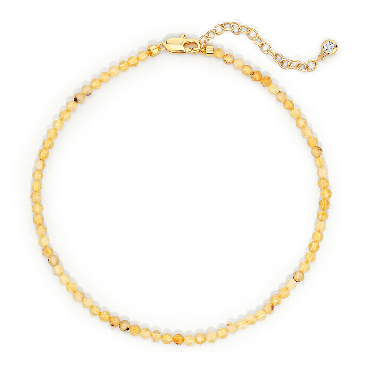 Gemstone Beaded Anklet