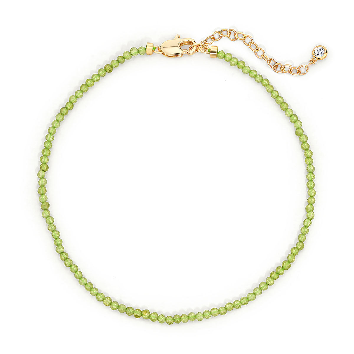 Gemstone Beaded Anklet