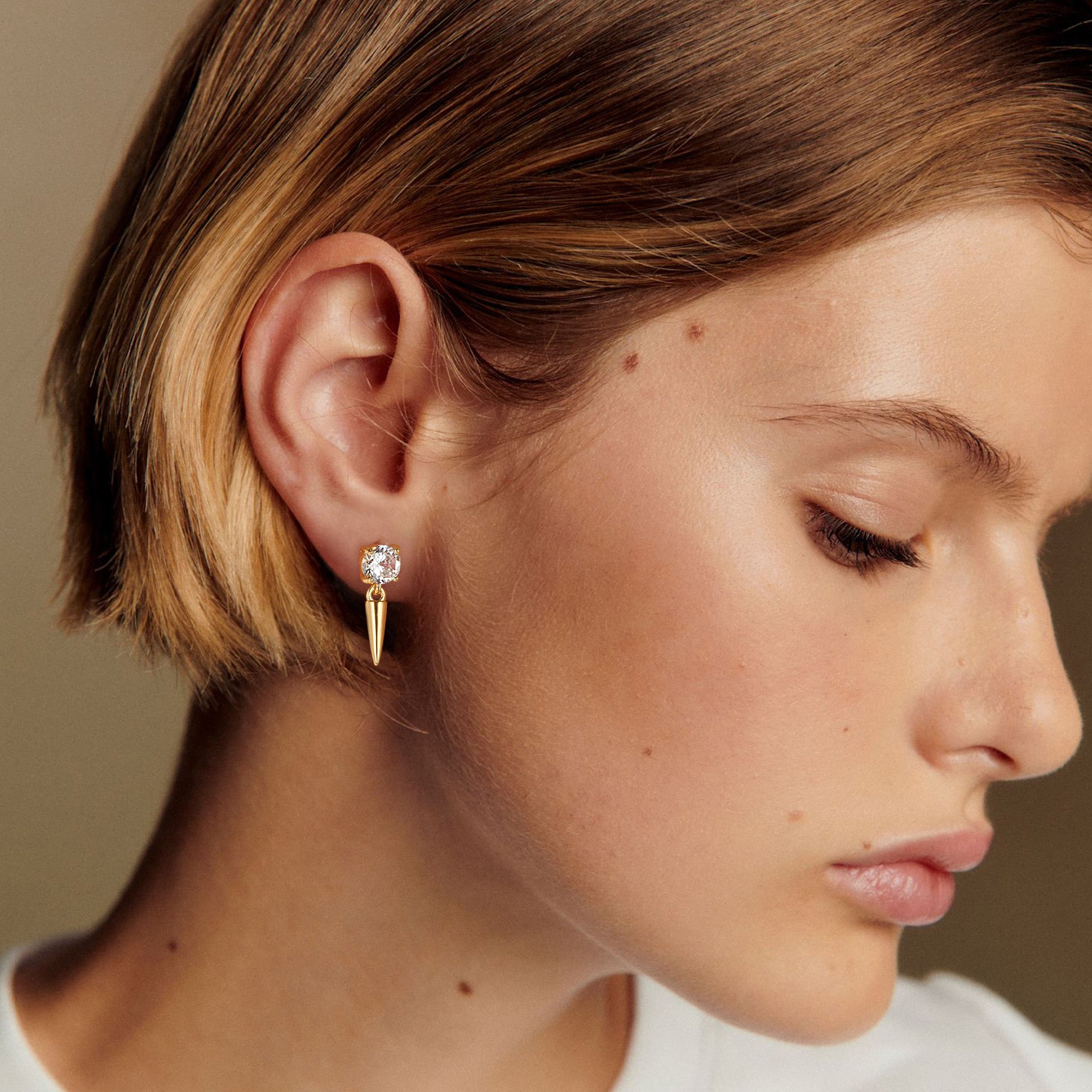 Cone Stud Earrings